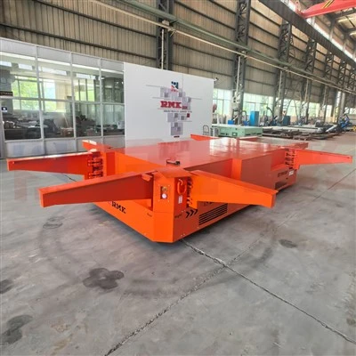 Chariot de transfert industriel alimenté par batterie à entraînement différentiel de 20 tonnes-